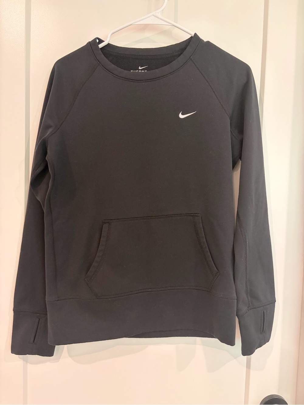 Nike Therma-FIT Black Fleece Pullover Sweatshirt - Size Small EUC